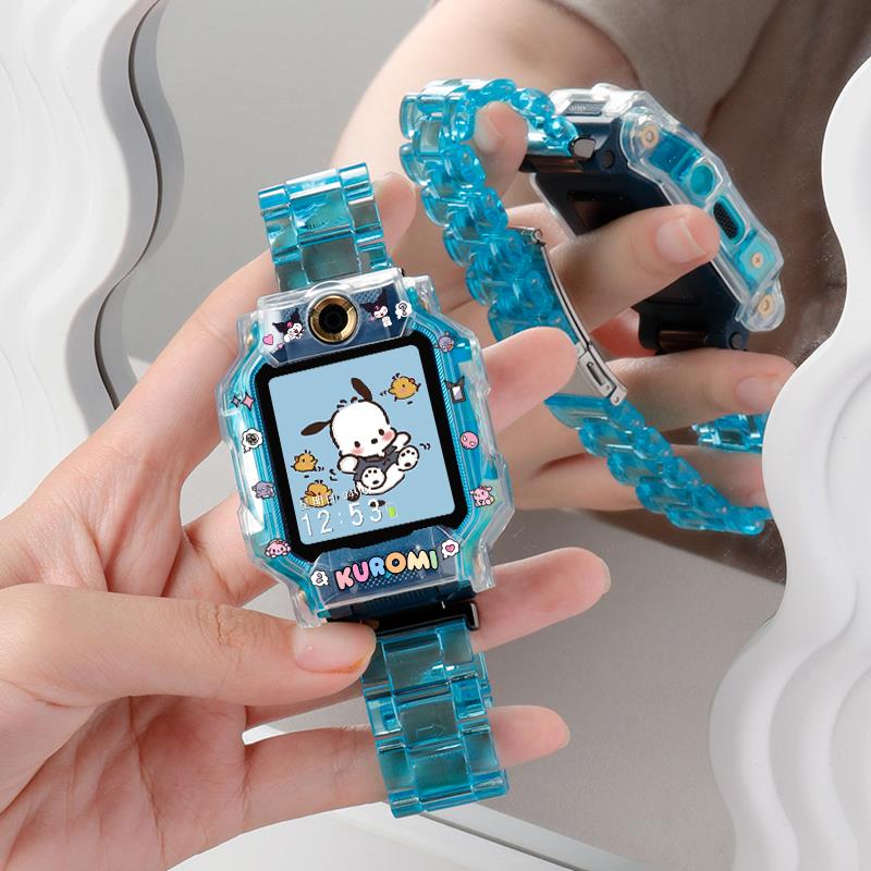 树脂表带适用小天才电话手表Z9/Z8卡通印花透明壳Z7sZ1Z6a/D2防摔