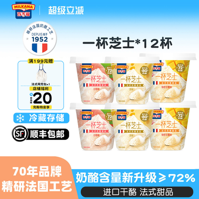 升级百吉福一杯芝士法式甜品奶酪