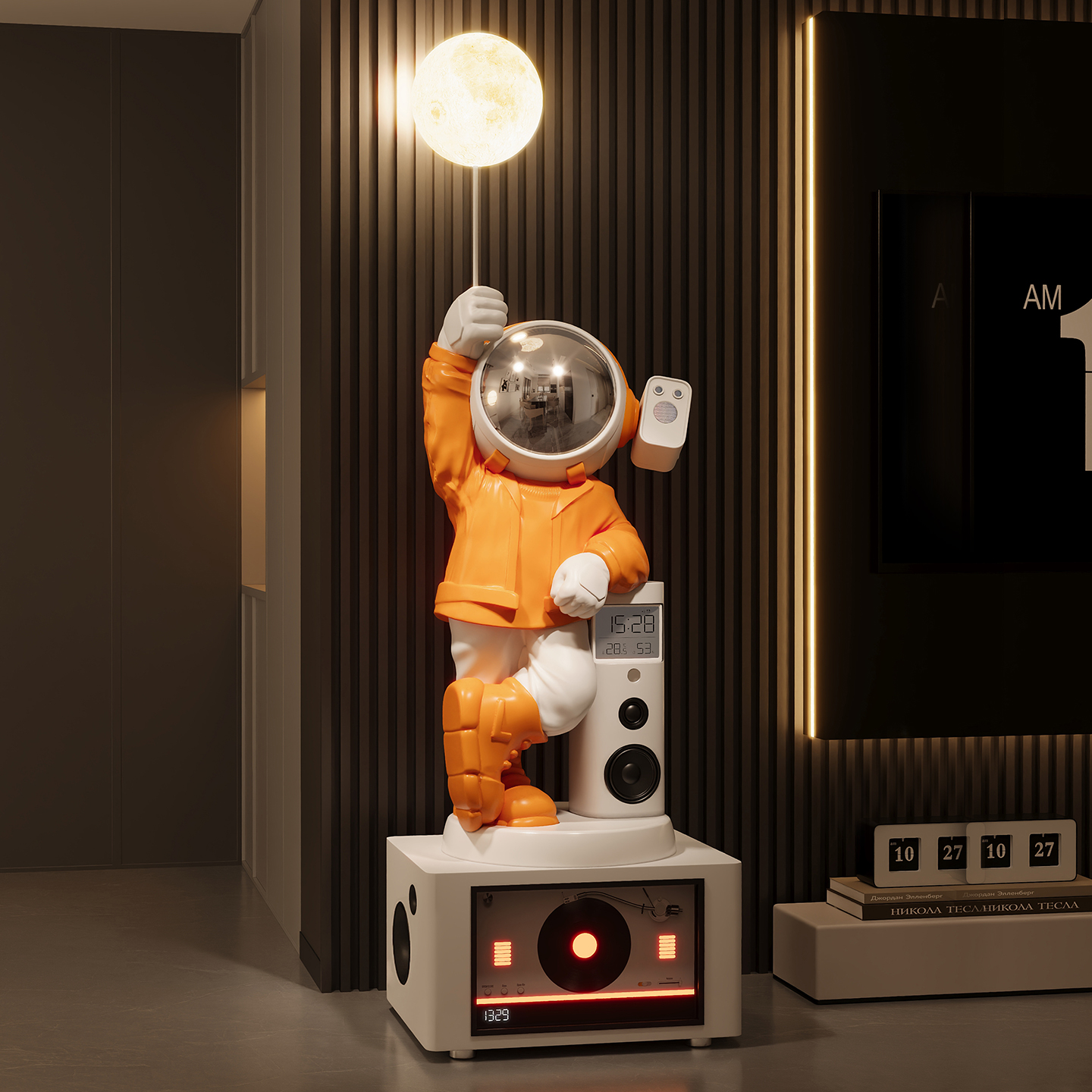 太空人宇航员极光版蓝牙k歌音响