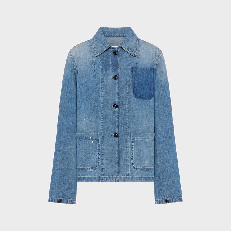 MAISONMARGIELA排扣牛仔衬衫