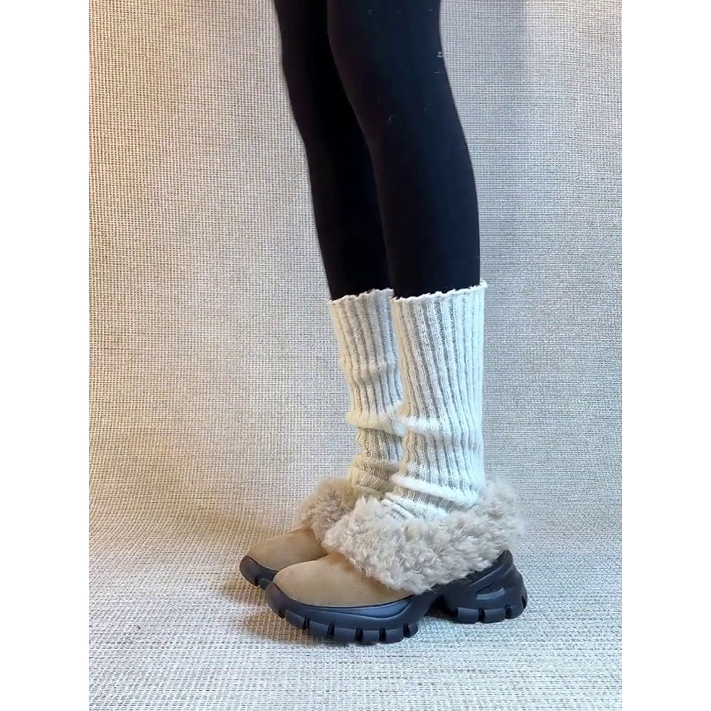 小众设计百搭羊皮玛丽珍鞋