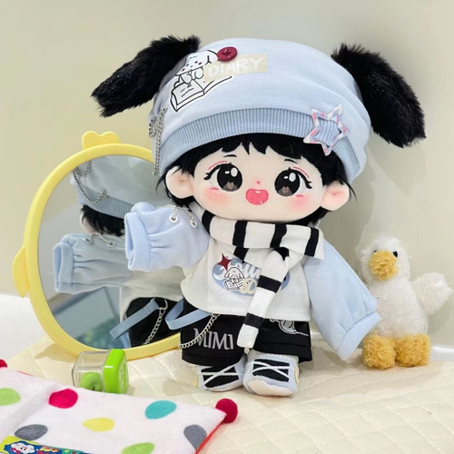 tf家族四代杨博文属性20cm羊波纹棉花娃娃明星周边毛绒玩偶送人礼