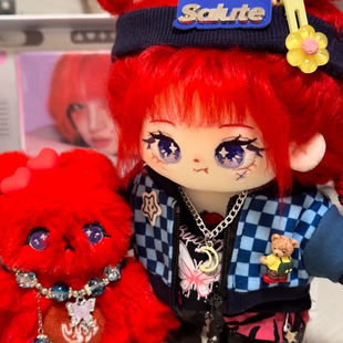 正版宋雨琦属性nagigi20cm棉花娃娃正常体二次元玩偶可爱公仔礼物