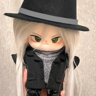 棉花娃娃20cm炸毛接高温丝属性名侦探柯南手办琴酒黑泽阵Gin帅气