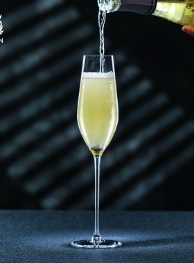 CP8201 CRISON无铅水晶玻璃经典款香槟酒杯 高脚杯ins网红调酒杯