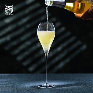CP8207 柯瑞森无铅水晶玻璃香槟酒杯高脚气泡酒杯鸡尾酒杯 CRISON