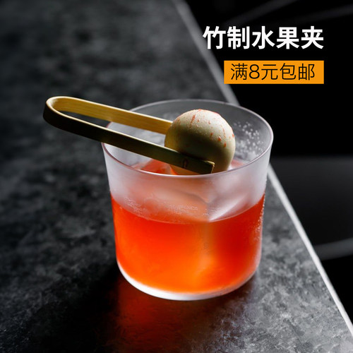 Inmeet创意鸡尾酒竹夹酒签