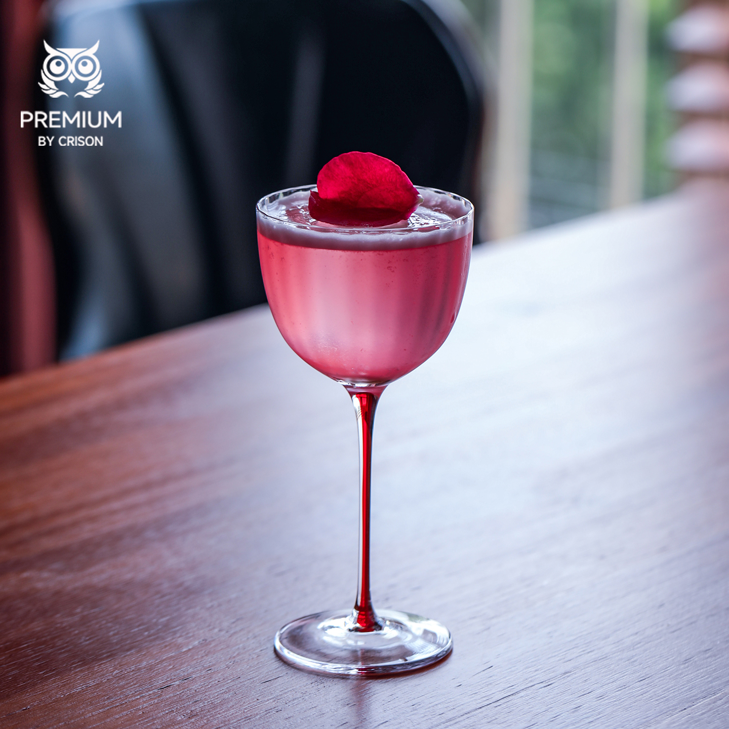 高端系列彩杆条棱鸡尾酒杯