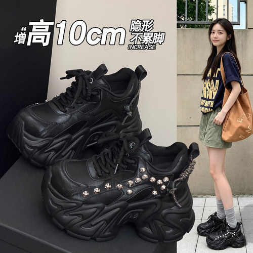 小个子秋季新款内增高鞋子女