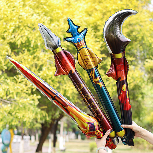 兵器儿童充气刀剑玩具气球