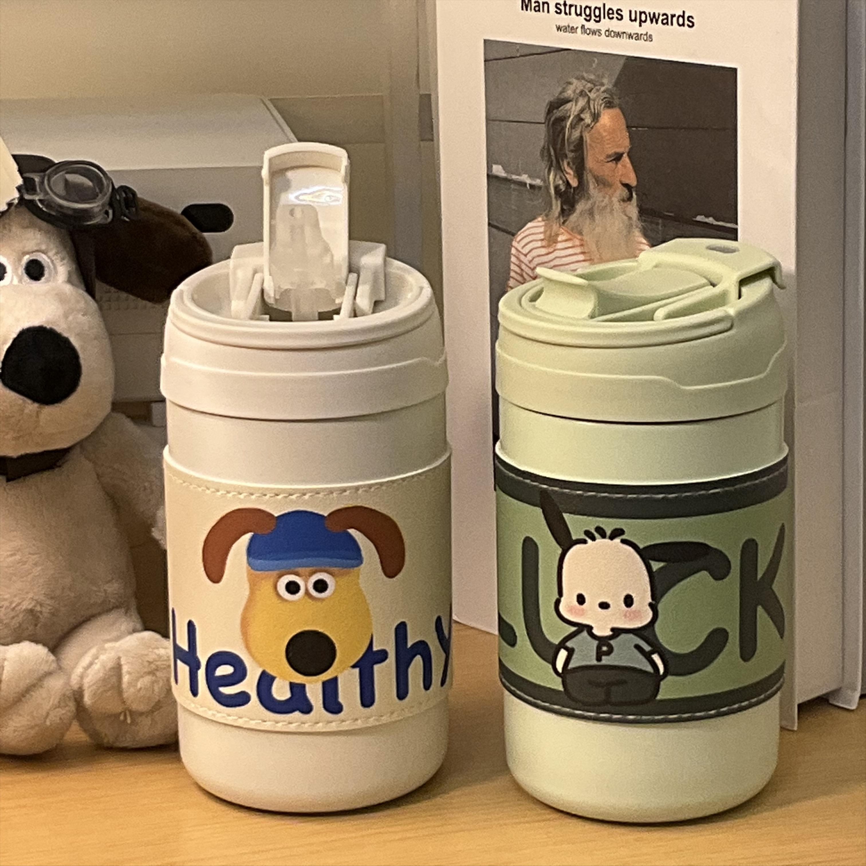 帕恰狗保温杯学生上学专用水杯304不锈钢杯子女生儿童吸管咖啡杯,餐饮具,保冷/保温杯,淘宝优惠券,粉丝福利购,淘宝优惠卷