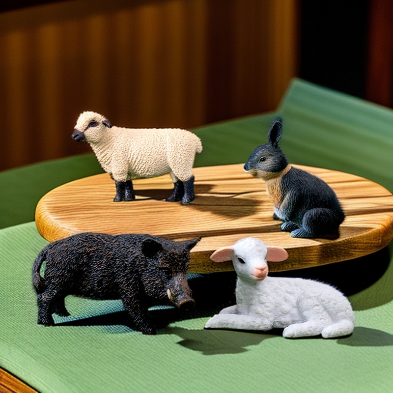 苔藓微景观创意农场仿真动物公仔园艺造景配件模型造景小摆件玩偶