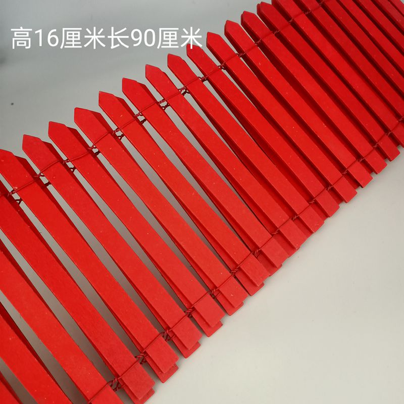 盆栽木质微景观小摆件植物角围栏