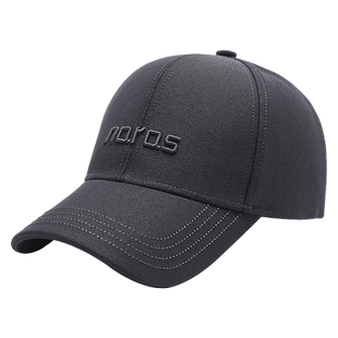 帽子男款春秋季鸭舌帽硬顶休闲中老年户外旅游登山刺绣防晒棒球帽