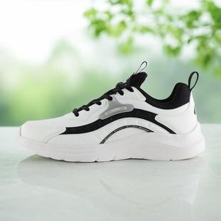 运动休闲皮面防水耐磨男跑步鞋 贵人鸟男鞋 新款 2024秋季 P23G05 正品