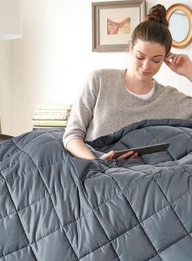 6.8kg/9kg Weighted Blanket Adult Full Queen Size Cotton cove
