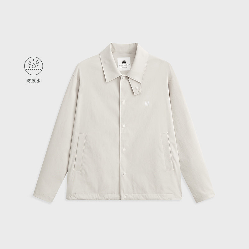 MODE COMMUTER| MC哑光紧密微弹梭织柔软亲肤简约休闲翻领夹克
