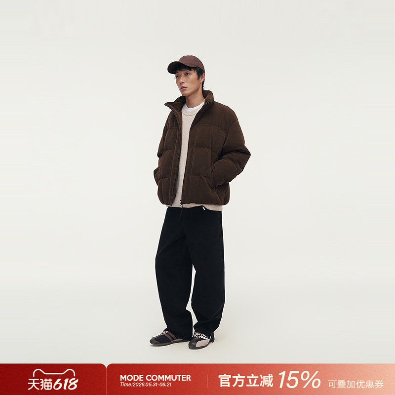 MODE COMMUTER | MC 欧棉绒柔软简约舒适保暖立领短款羽绒服