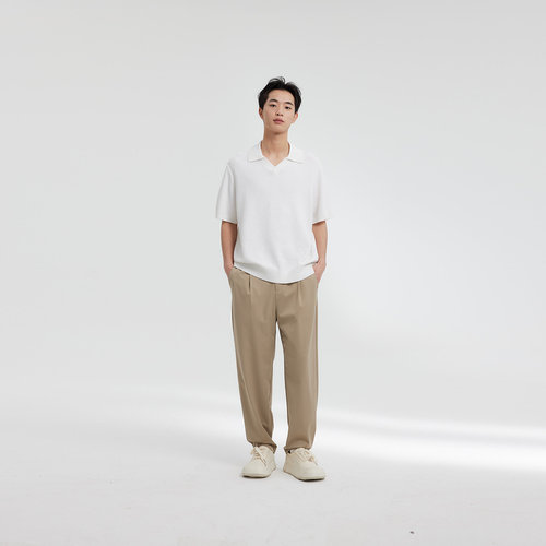MODE COMMUTER| MC高弹高密斜纹料抗皱耐摩擦不起球直筒梭织长裤