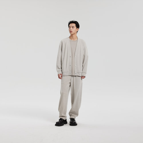 MODE COMMUTER| MC不潮品欧棉绒V领开襟卫衣