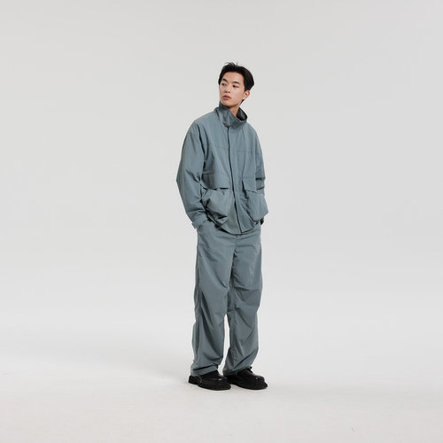 MODE COMMUTER| MC不潮品春季皱感防泼水梭织夹克