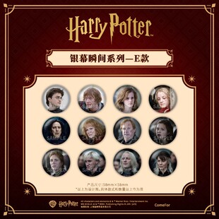 comfor 哈利·波特银幕瞬间系列马口铁徽章盲盒