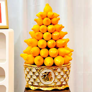 五代同堂黄金果盆景新年节日送礼装饰植物室内盆栽五指茄五代果