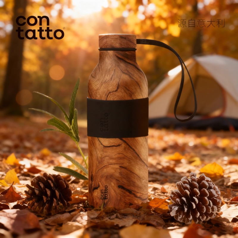 contatto潮酷保温杯男2025新款高颜值便携水杯送男友生日礼物