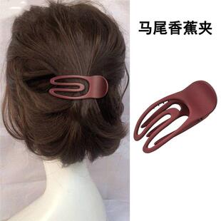 短头发扎发神器短发打理神器过渡期扎发夹子发夹后脑勺抓夹适合发