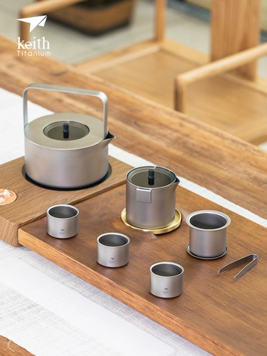 Чайный сервиз, комплект, двухэтажная современная и минималистичная чайная чашка, чайник