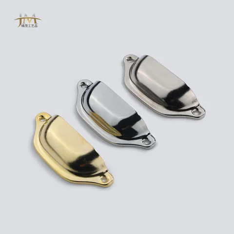 拉手贝壳橱柜药柜五金仿古家具抽屉复古铁皮98MM长衣柜