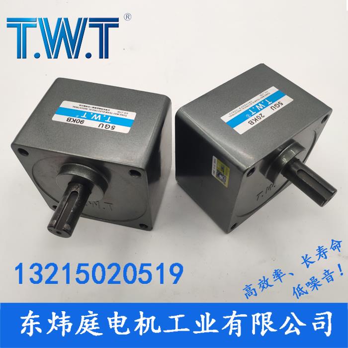 TWT电机 5GU3KB-180KB齿轮减速箱 5GU100KB 台湾东炜庭电机