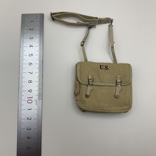 拆出 脸谱模玩 FP009- 舍尔曼坦克指挥官 狂怒 1/6兵人 伞兵挎包