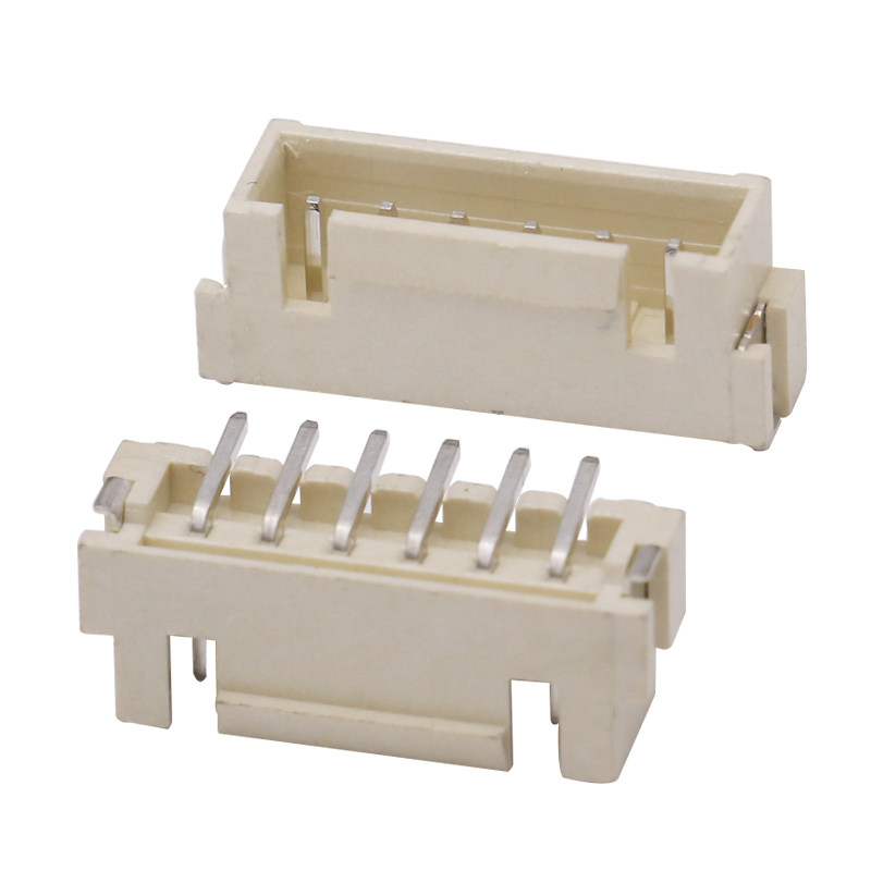 编带XHB2.5接插件2.5mm间距立贴针座XH2.54带锁扣连接器耐高温座