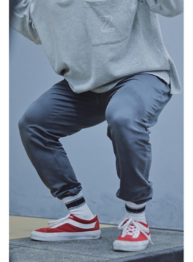 ZEKE LAB基础百搭超弹健身长裤男女薄款宽松无束缚小脚裤运动卫裤