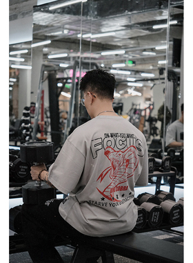 ZEKE LAB「蛇年限定」眼镜王蛇印花短袖柔软抗皱面料宽松休闲健身