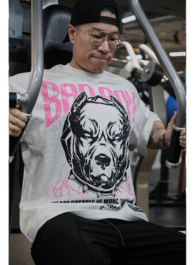 ZEKE LAB「坏男孩」原创训练运动短袖男 柔软垂感抗皱休闲健身T恤