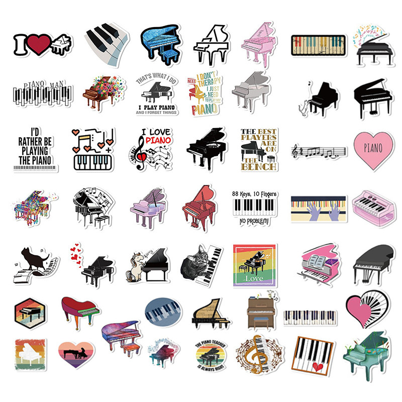 音符乐器贴纸可爱手账学生奖励礼品音乐元素装饰防水个性DIY贴画,文具电教/文化用品/商务用品,贴纸/立体贴纸,淘宝优惠券,粉丝福利购,淘宝优惠卷