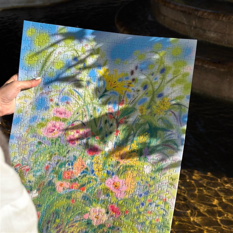 XAI•《大观园》中式拼图•500片丝绒触感 • 52x38cm