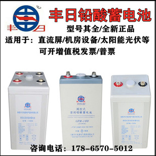 丰日蓄电池GFM 200铅酸2V100AH200AH300AH500AH800AH1000AH电源