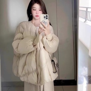 chic韩国云朵泡芙棉服 超好看小众羽绒棉衣 洋气高级感加厚外套冬