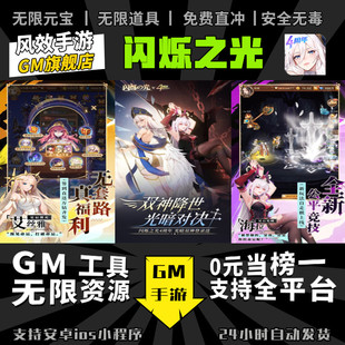 闪烁之光 手游无限GM后台道具内部号折扣礼包免费版安卓苹果鸿蒙