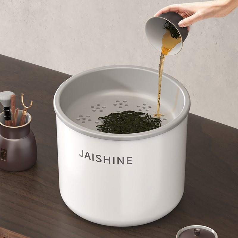 桌面废水桶小茶水桶茶渣桶茶叶过滤茶台专用茶盘排水桶茶桌茶渣缸