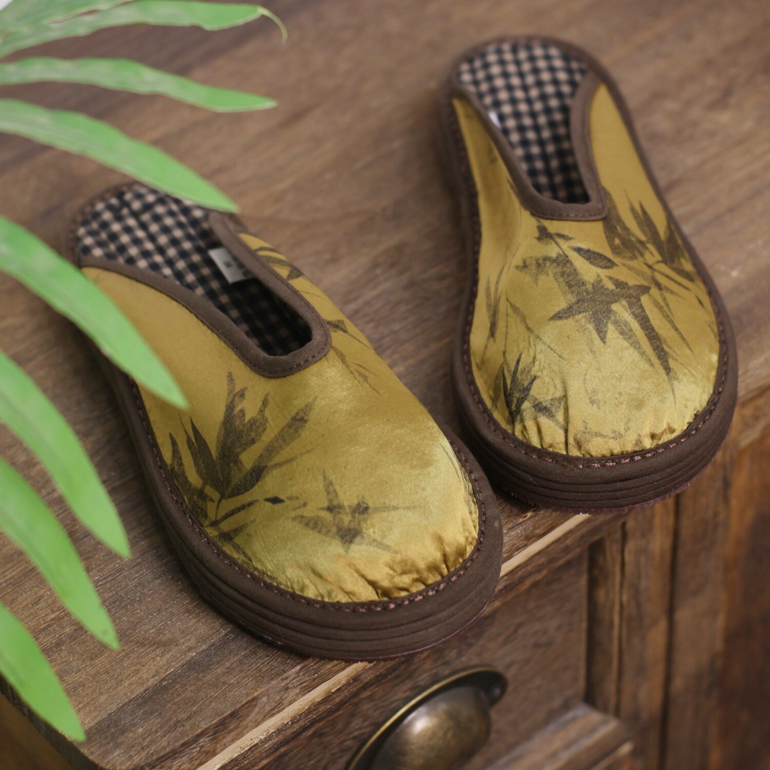 浅口圆头女鞋千层底手工布鞋传统布鞋民族风布鞋平底包头拖鞋女式