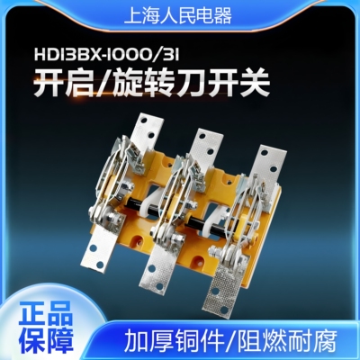 HD13BX-1000/31刀开关旋转式单投