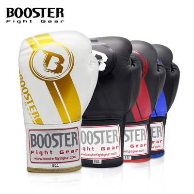 BOOSTER系带拳套 真皮拳击手套泰拳搏击散打专业款训练绑绳系绳子