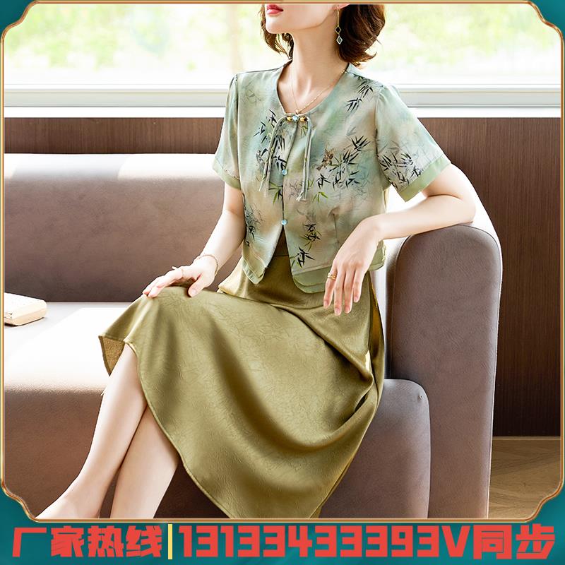 妈妈夏装2025新款国风真