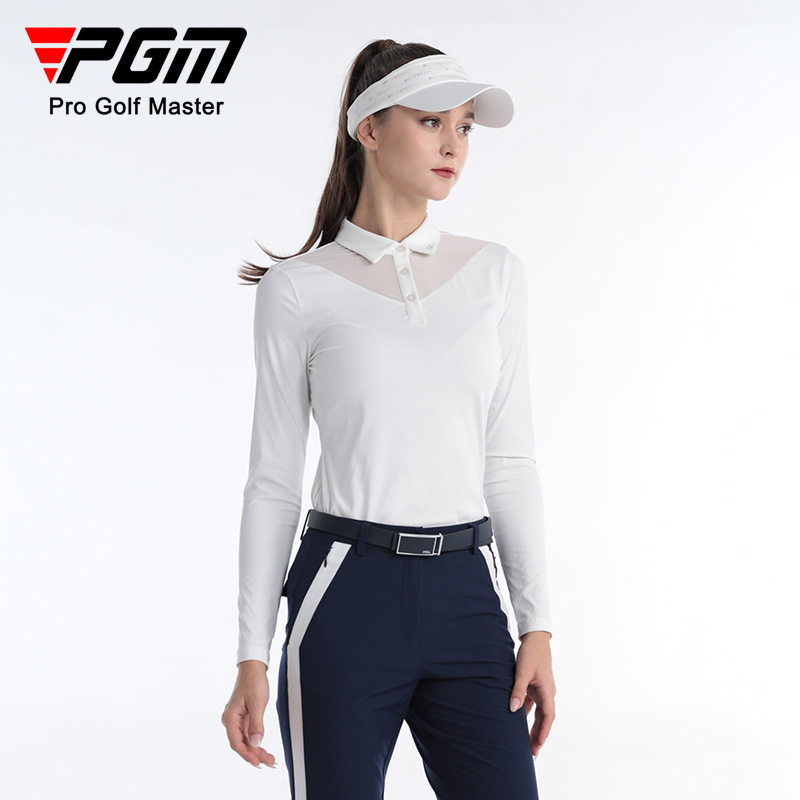 PGM女士高尔夫长袖T恤｜运动面料