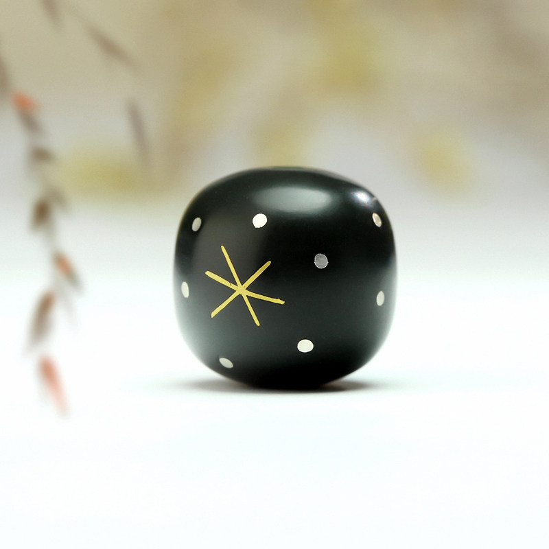 胡子哥珠宝和田玉吊坠塔青一级细料24k金银错转运珠满天星配珠