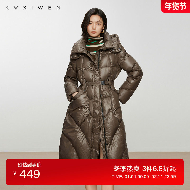 佧茜文高级时尚女装潮流冬季新款加厚显瘦连帽外套保暖羽绒服,女装/女士精品,羽绒服,淘宝优惠券,粉丝福利购,淘宝优惠卷